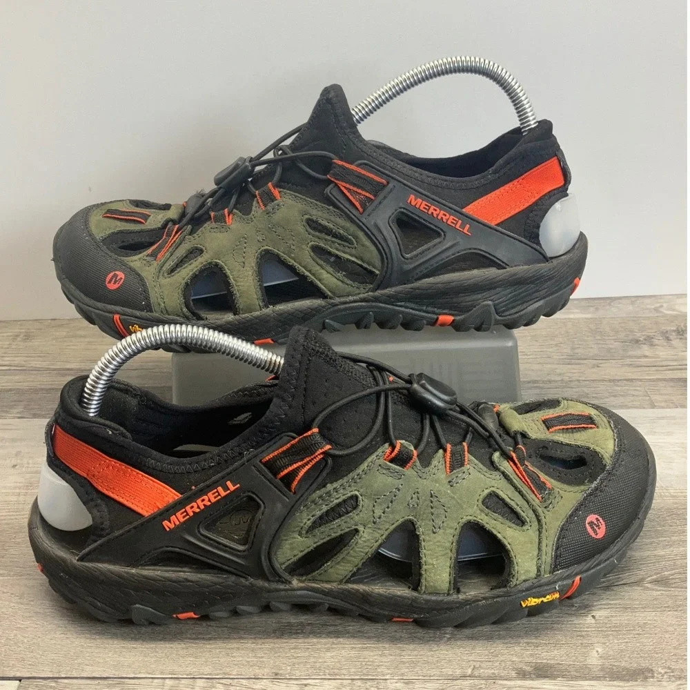 Merrell All Out Blaze Sieve Mens 9.5 Dark Slate Hiking Water Shoes J12647 Vibram